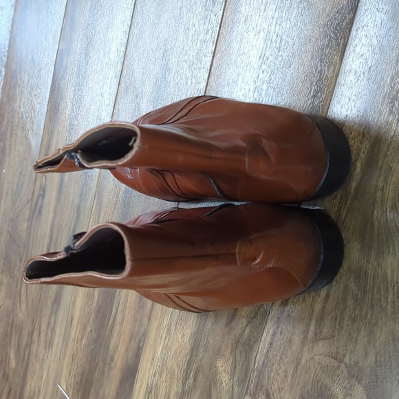 Florsheim Sorrento Pointed Toe Brown Leather Ankle Boots 10.5 D - Picture 6 of 11